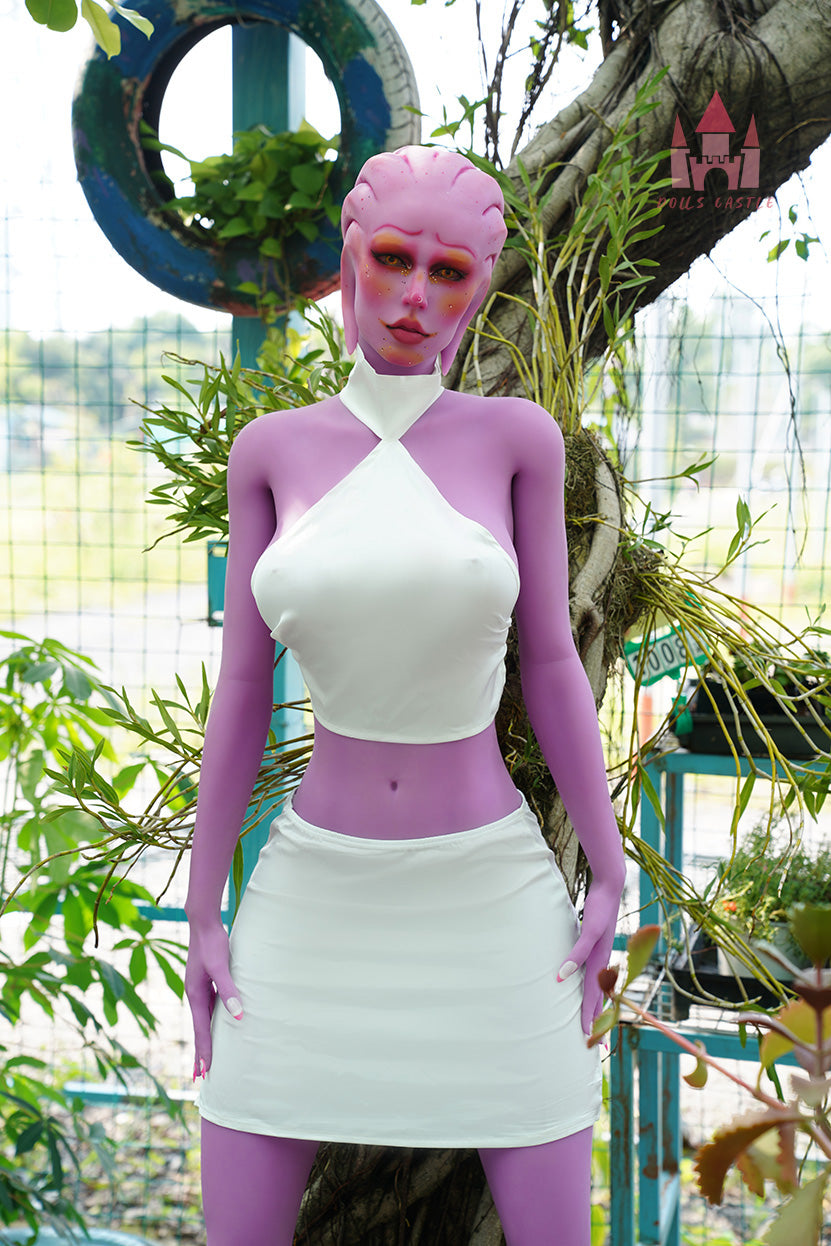 Merlay 170cm E Cup Purple Skin Alien Sex Doll – cheap-doll